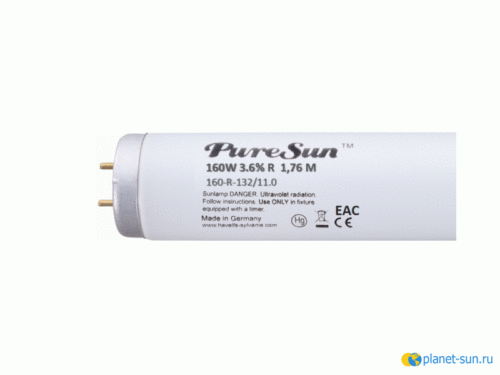 лампа для солярия, PureSun 180/250 W 3.6 R, купить, спб, Sylvania, срок службы