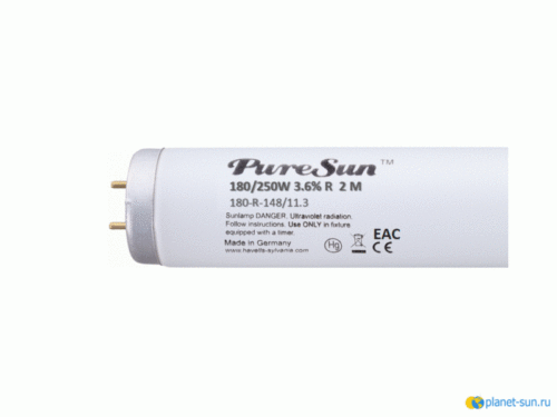 лампа для солярия, PureSun 180-250W 2M